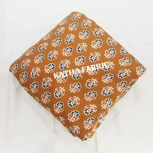 Kantha print Mustard